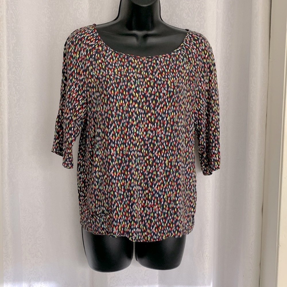 PROMOD BLOUSE WITH TIE BACK Sz:S